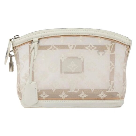 LOUIS VUITTON Monogram Transparent Lockit Clutch Bag - Picture 1 of 15